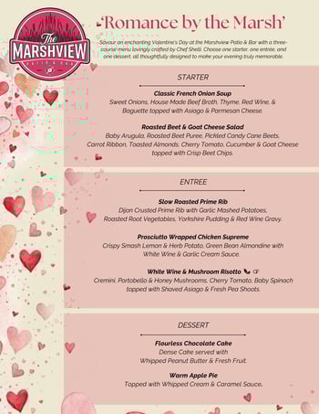 2026 Valentines Day Menu