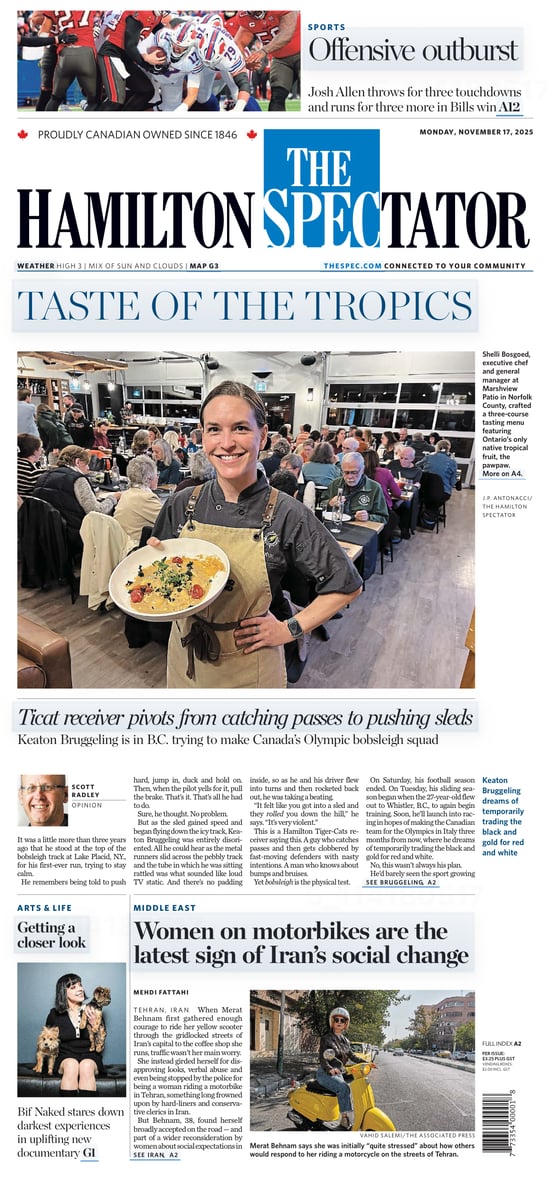 Chef shelli in the newspaper